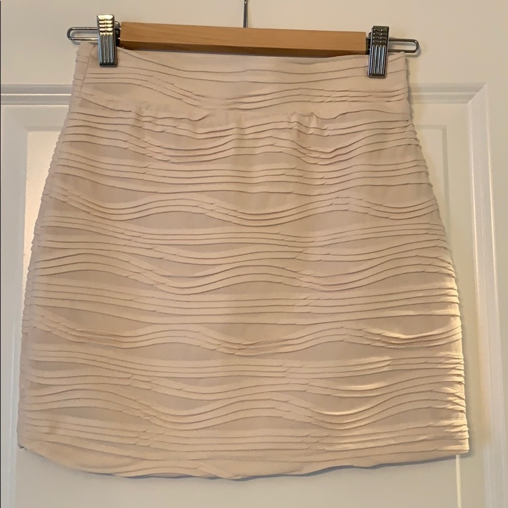 Cream color skirt with fun design
